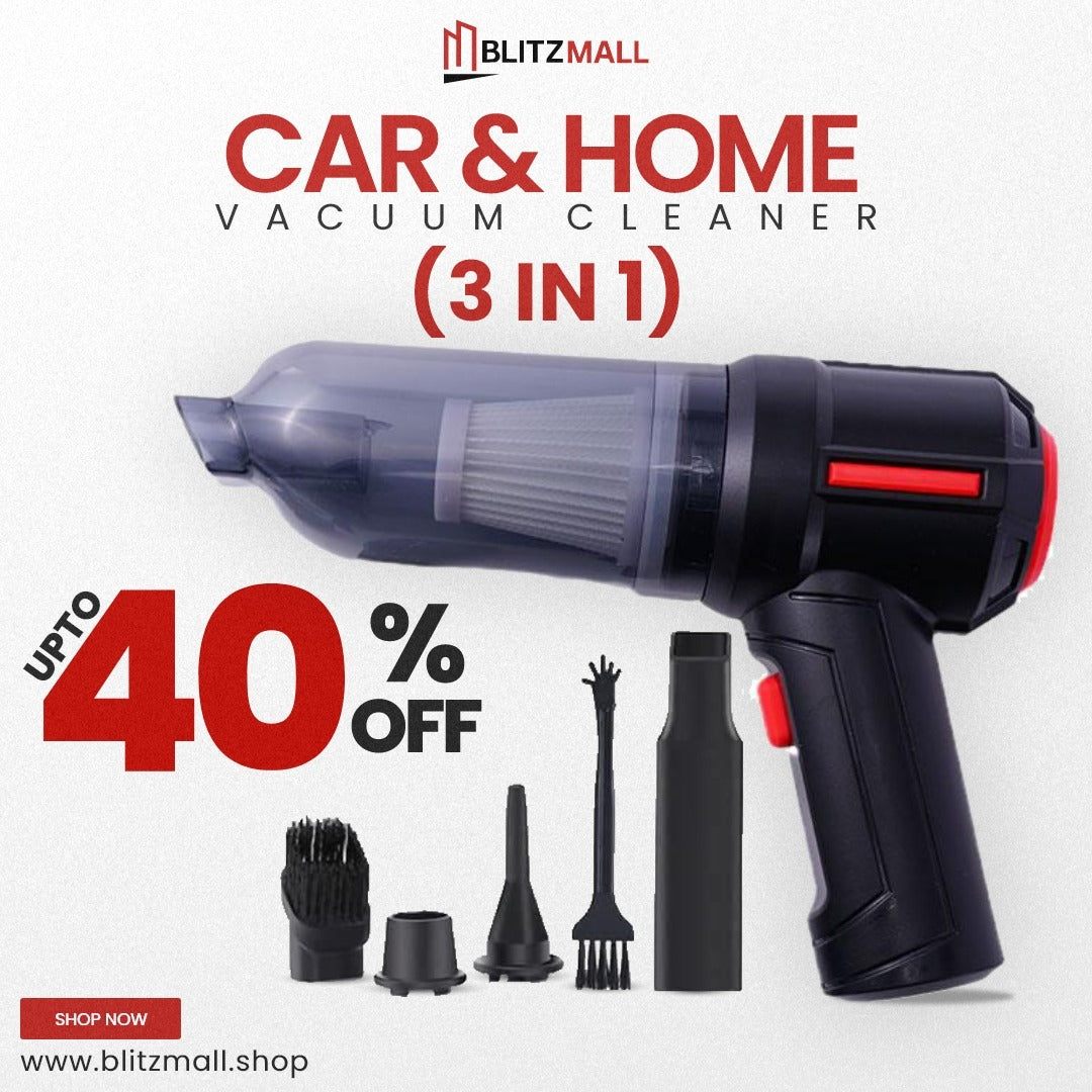 Car & Home Vacuum Cleaner (3 in 1)