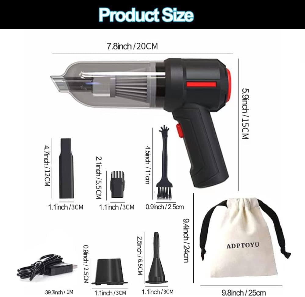 Car & Home Vacuum Cleaner (3 in 1)