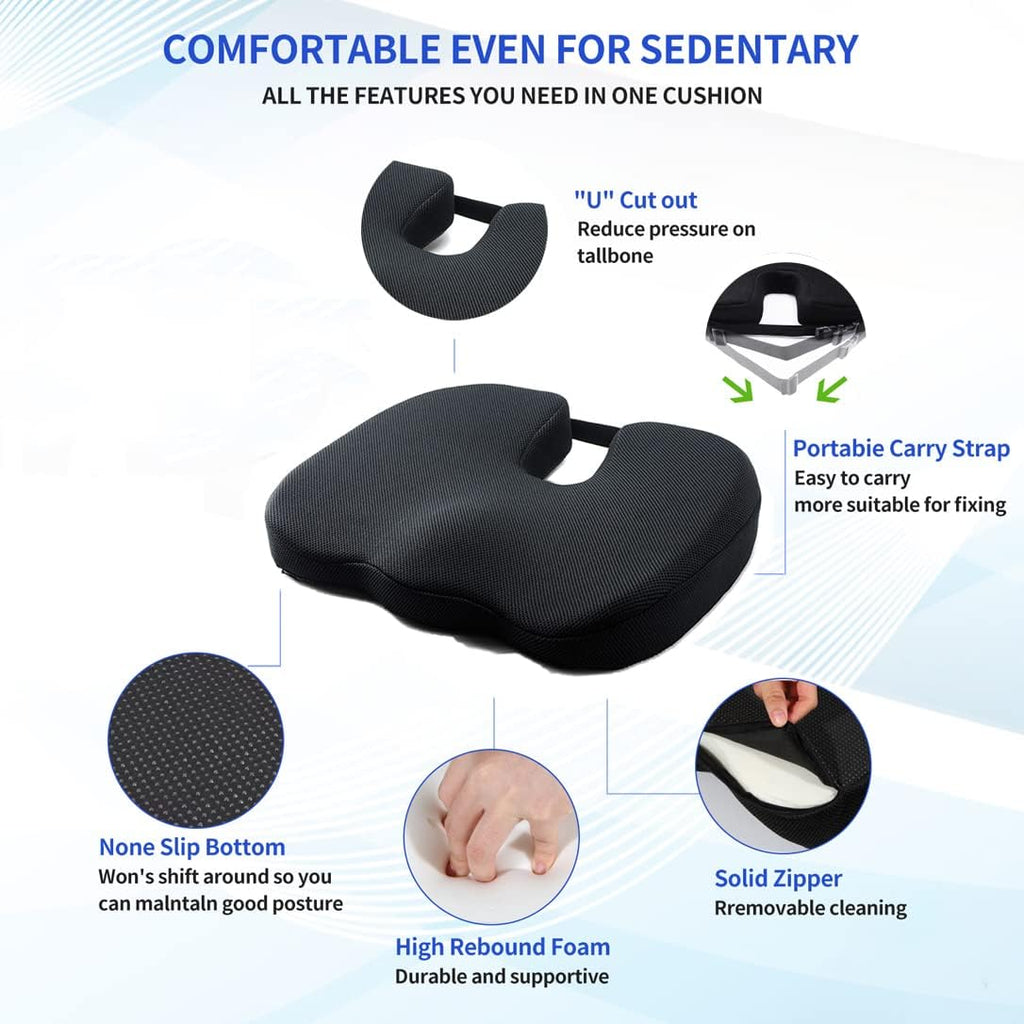 Car & Chair Seat Cushion Memory Foam