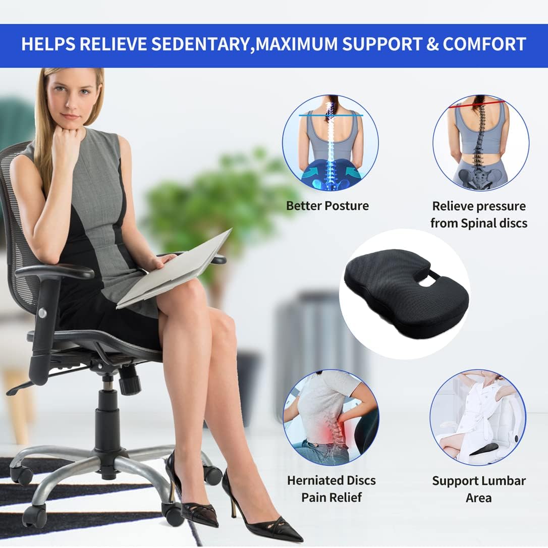 Car & Chair Seat Cushion Memory Foam
