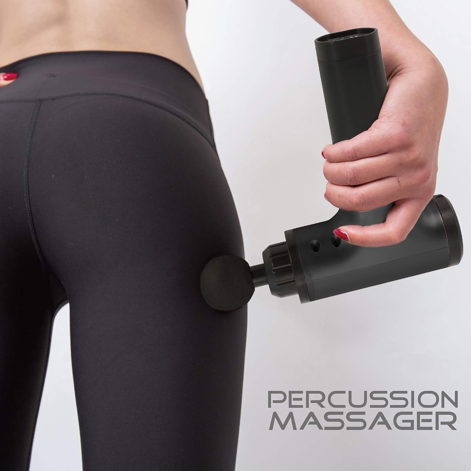 Handheld 6 in 1 Percussion Massage Gun with 4 Heads