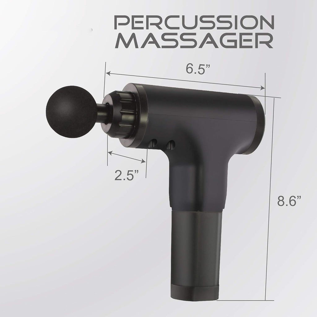 Handheld 6 in 1 Percussion Massage Gun with 4 Heads