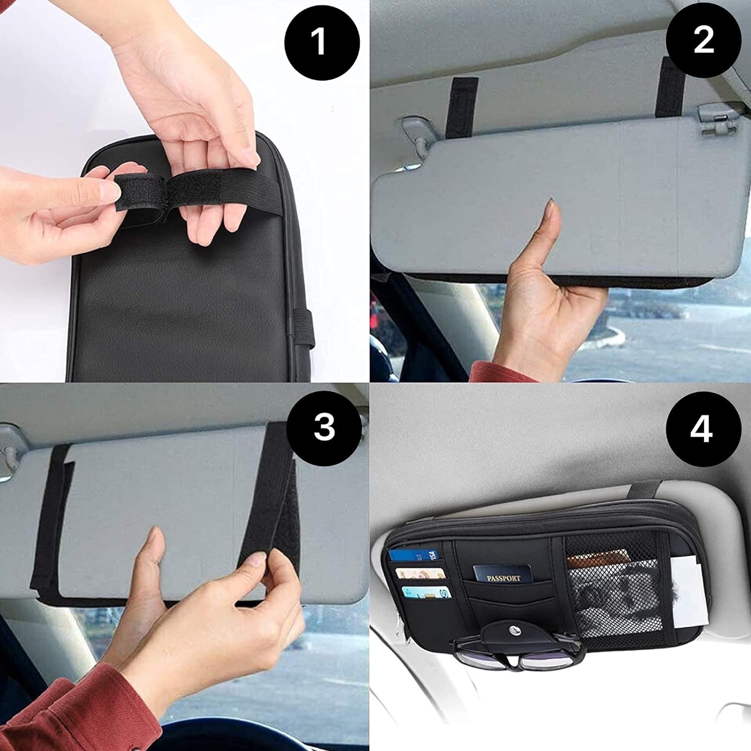 Car Sun Visor Organizer