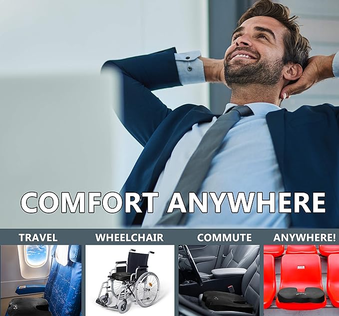 Car & Chair Seat Cushion Memory Foam