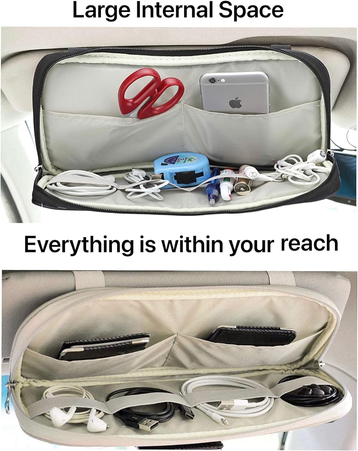 Car Sun Visor Organizer