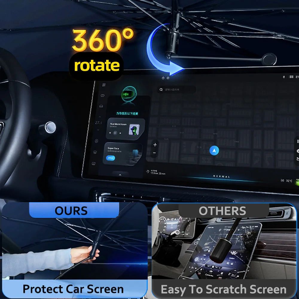 360 rotatable Car's Windshield Umbrella Foldable