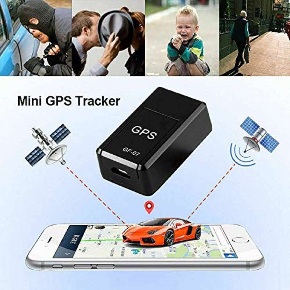 Mini Magnetic GPS Tracker for Vehicles with Real Time Car Locator