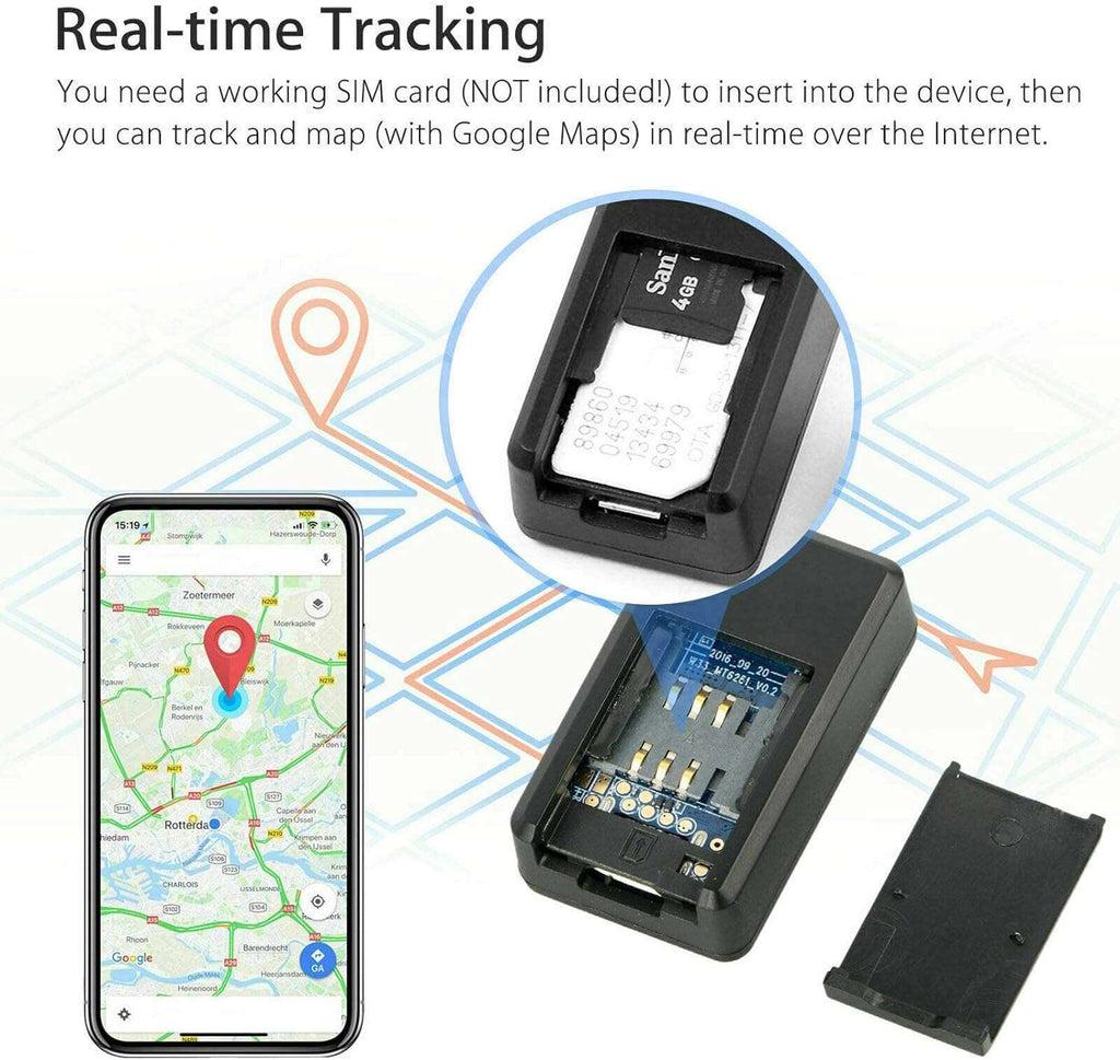 Mini Magnetic GPS Tracker for Vehicles with Real Time Car Locator